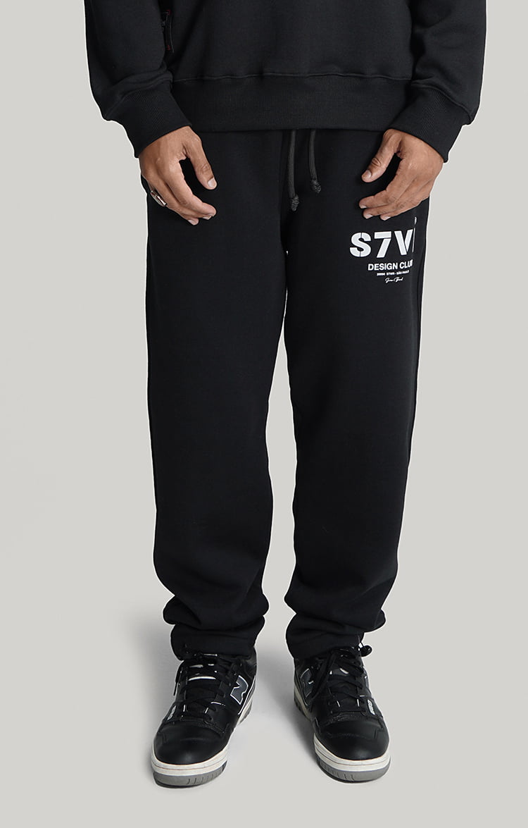 Calça Moletom S7VN Preta - SEVEN BRAND STORE