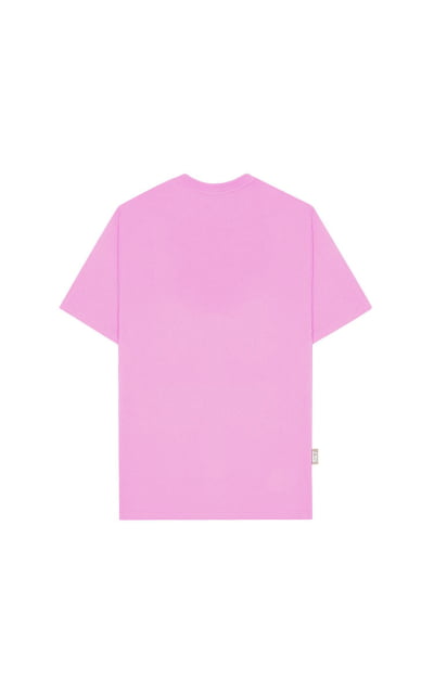 CAMISETA BÁSICA LOGO ROSA