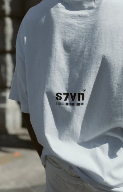 Camiseta S7VN Oversized branco