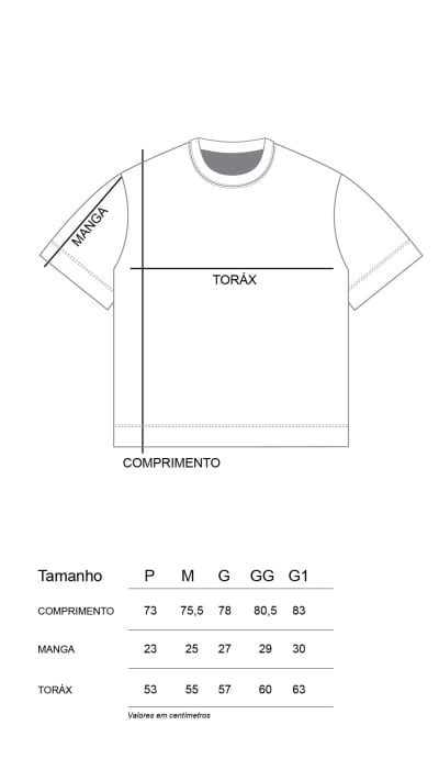 Camiseta S7VN Oversized branco